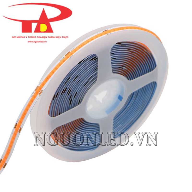 Led cuộn 5m chip cob màu hồng