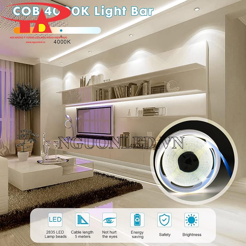 Đèn led cob 12V dùng trang trí nội thất