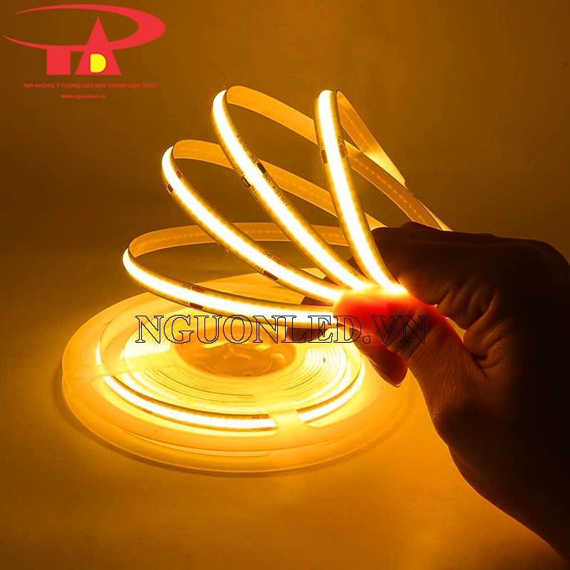 Dây led cuộn 5m màu vàng chùa