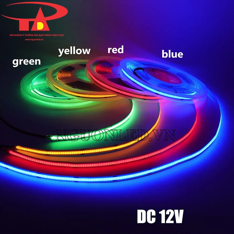 Led dây 12V chip cob siêu sáng