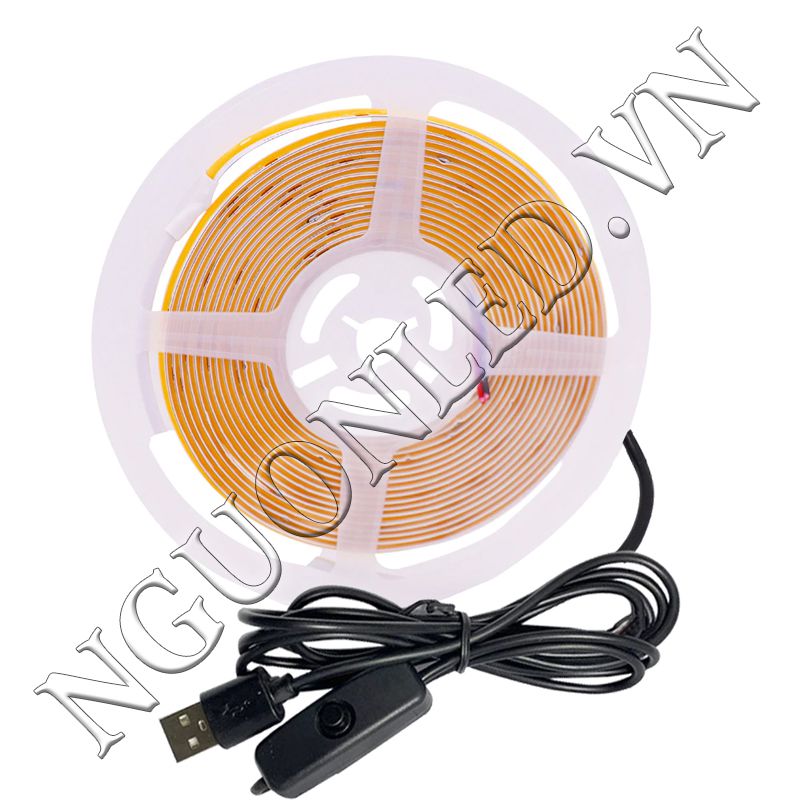 Led cuộn 5m chip cob màu trắng