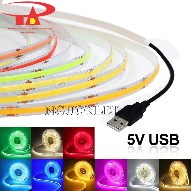 Đèn led dây cob 5V loại tốt