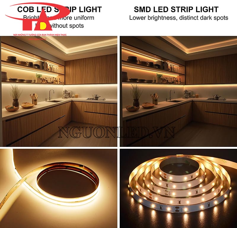 Dây led cuộn 5m 24V màu trung tính