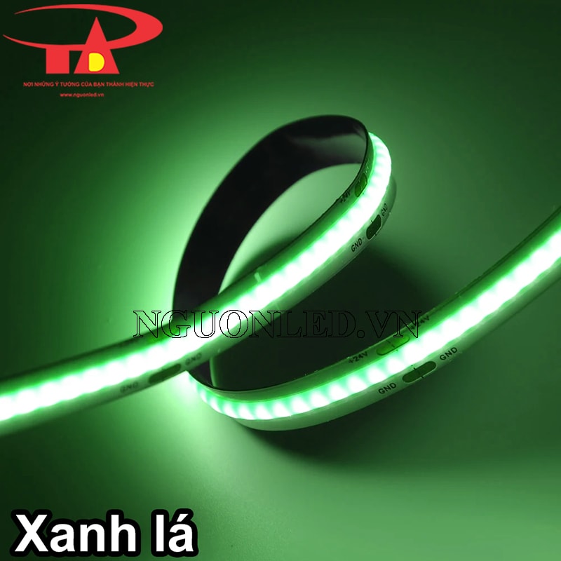 Led dây dán 24V ánh sáng xanh lá