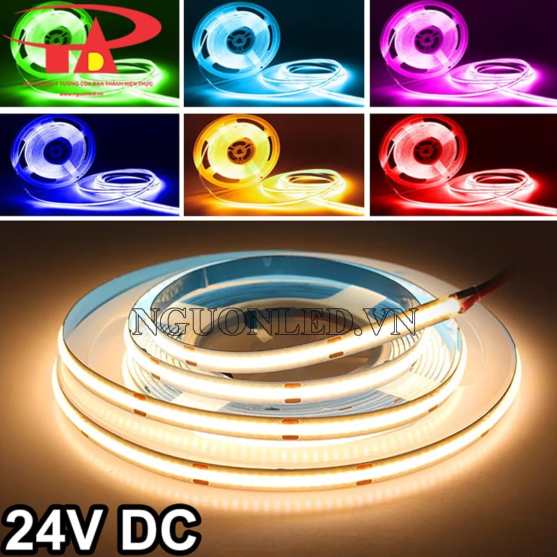 Led dây 24V chip cob siêu sáng