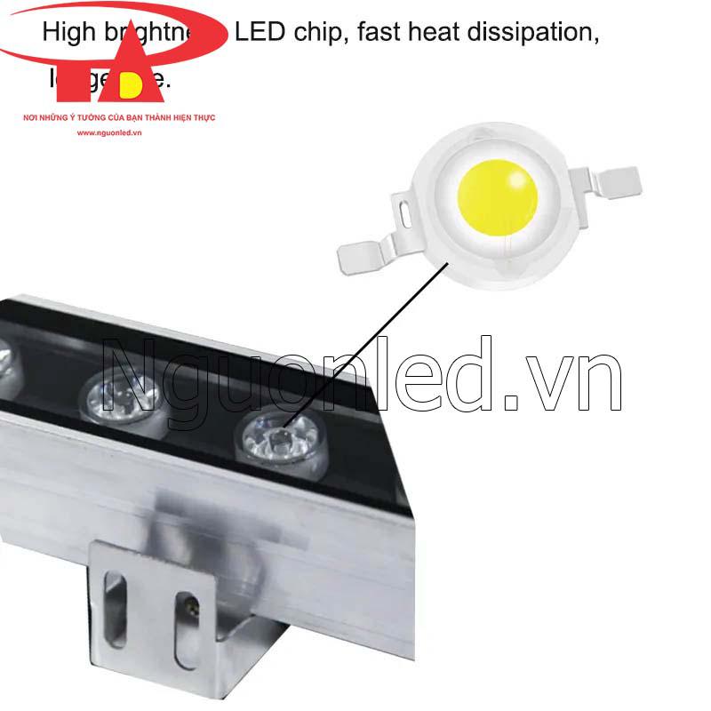 Bán đèn led gắn tường ngoài trời 24w 12V, 24V, 220V tại HCM