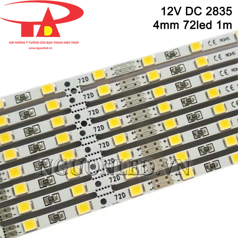 Cây đèn led thanh 2835 4mm 72 led