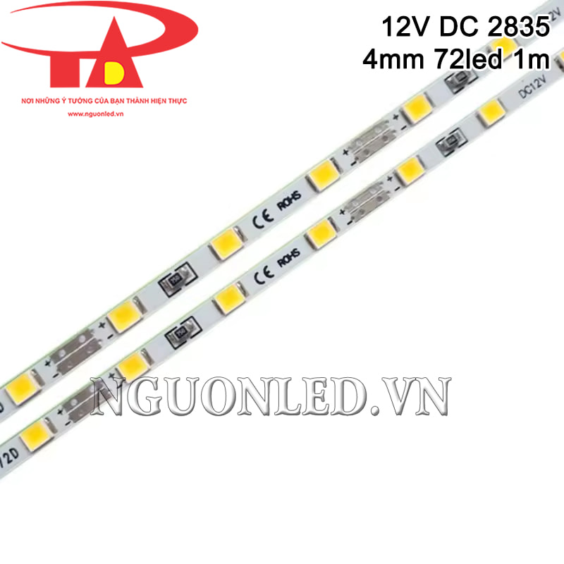 Cây led thanh 2835 72 led 1m