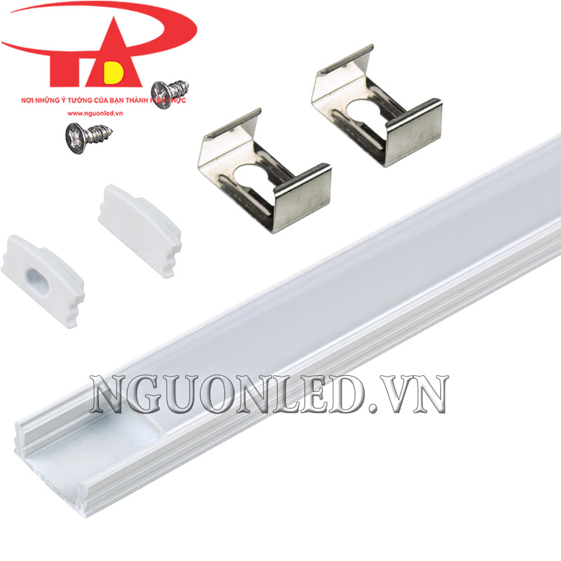 Máng định hình nhôm dùng cho led thanh 2835