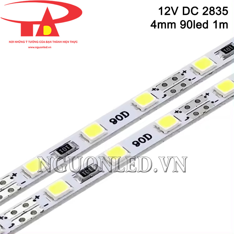 Led thanh nhôm 2835 90 led 1m