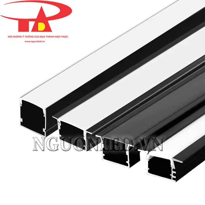 Máng định hình nhôm dùng cho led thanh 4mm