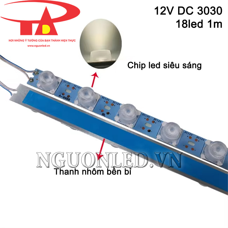 Đèn led thanh 12V 3030 cao cấp