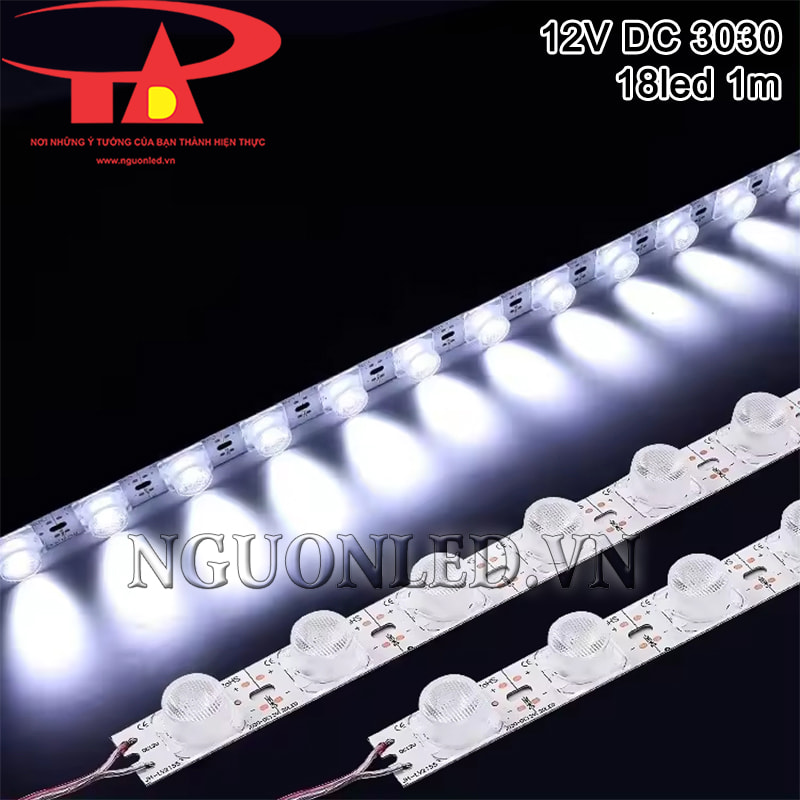 Led thanh 12V 3030 ánh sáng trắng