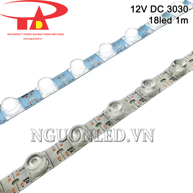 Led thanh nhôm 3030 12V DC màu trắng