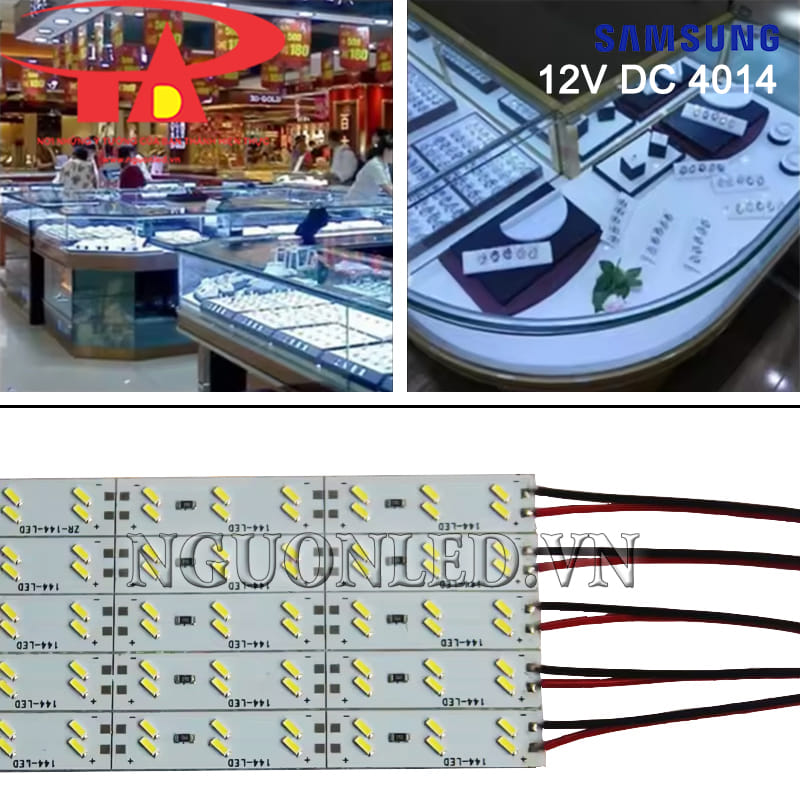 Led thanh 4014 12V Samsung màu trắng