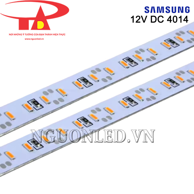 Đèn led thanh 12V 4014 Samsung sáng vàng