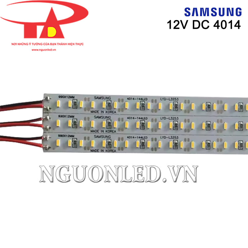 Đèn led thanh 4014 Samsung 12V siêu sáng