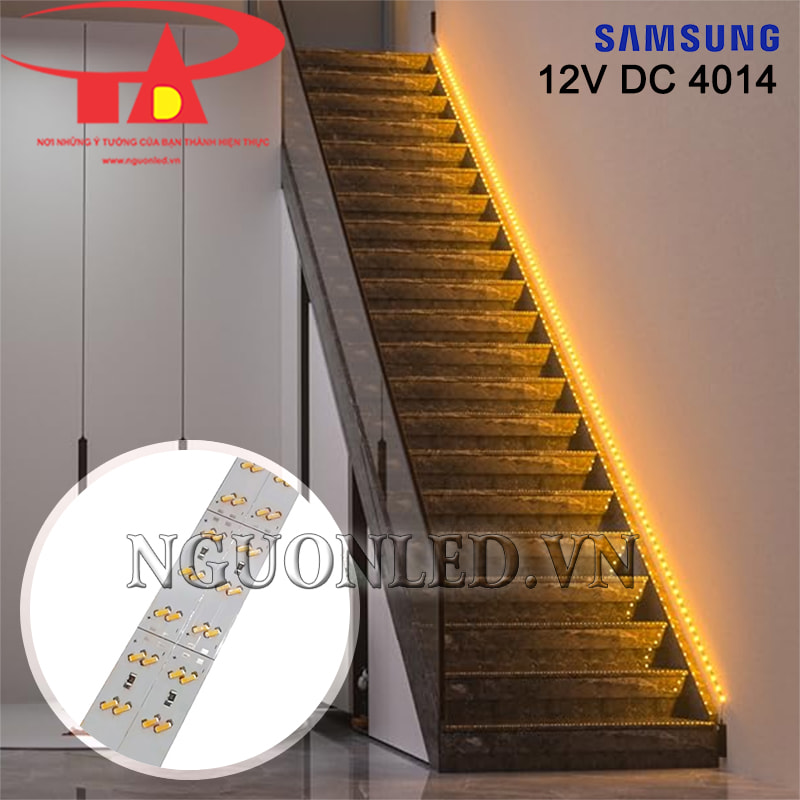 Đèn led thanh Samsung 12V 4014 vàng