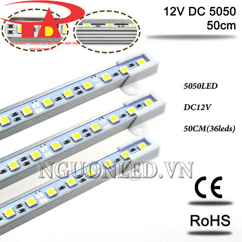 Đèn led thanh 5050 dùng điện 12V DC