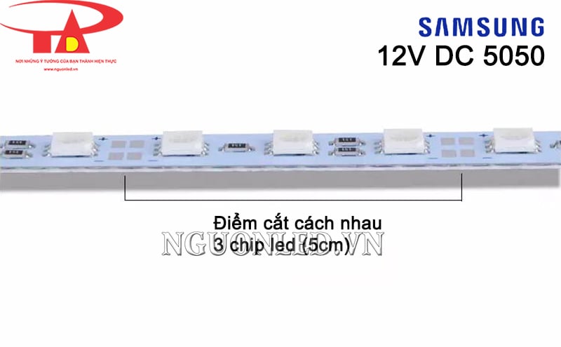 Đèn led thanh 12V 5050 Samsung