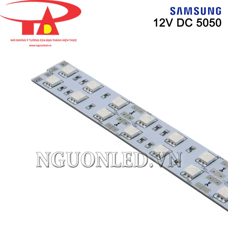 Led thanh nhôm 12V 5050 Samsung màu đỏ