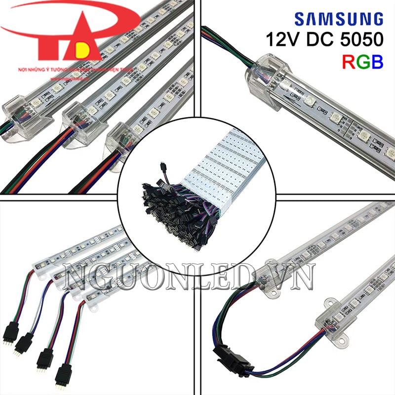 Đèn led thanh nhôm Samsung 7 màu