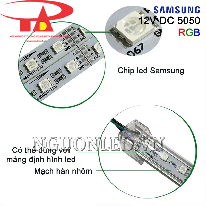 Led thanh 12V Samsung 7 màu