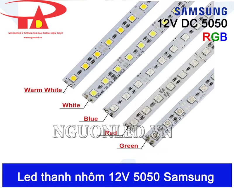 Led thanh nhôm 12V 5050 Samsung