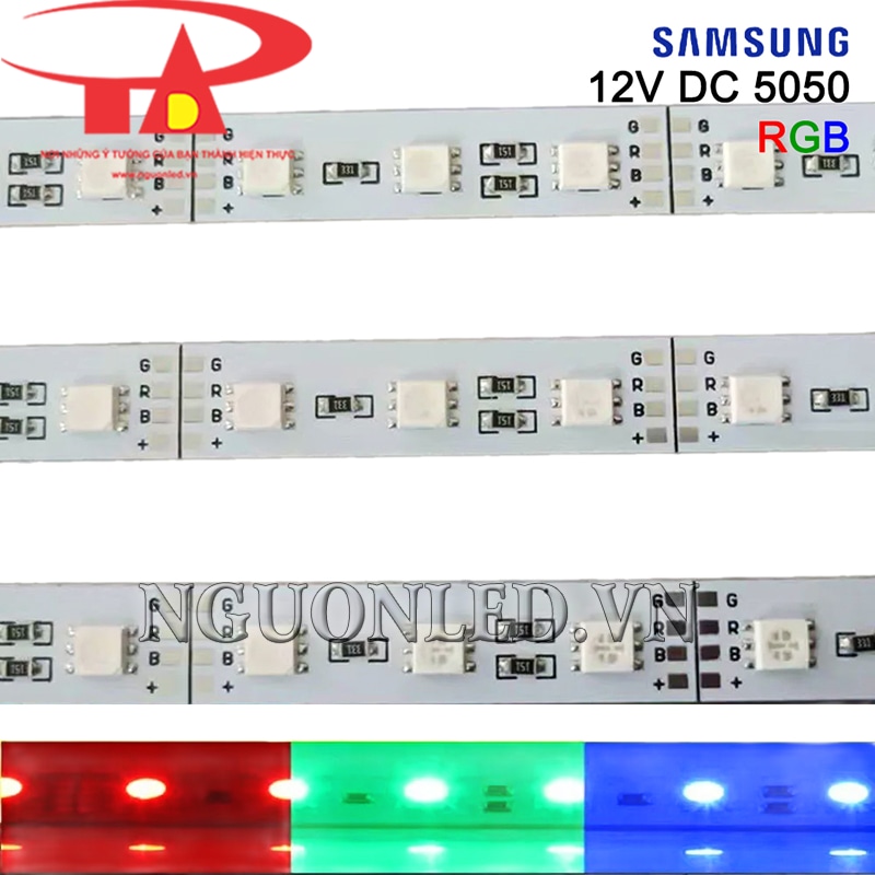 Led thanh nhôm Samsung RGB 12V