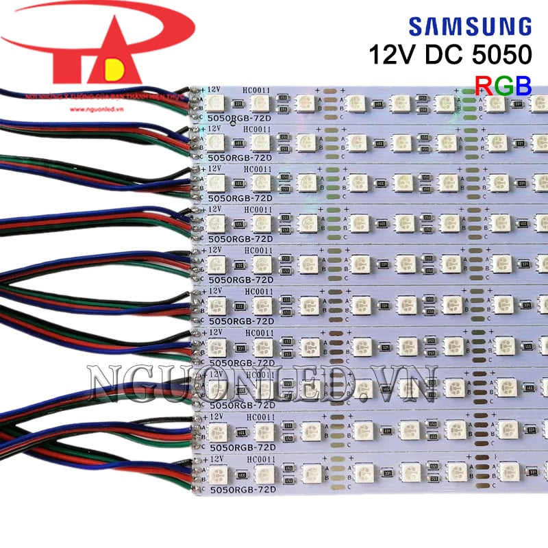 Led thanh Samsung đổi màu dùng điện 12V