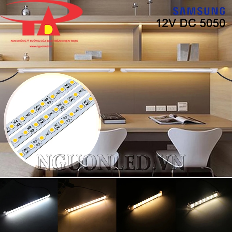 Đèn led thanh 12V Samsung trang trí bàn làm việc