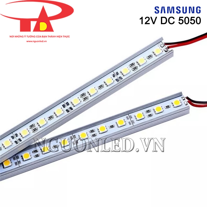 Led thanh nhôm 12V 5050 Samsung siêu sáng