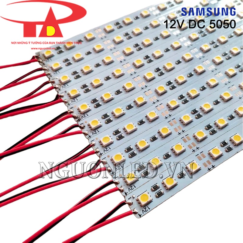 Vỉ led thanh nhôm ánh sáng vàng