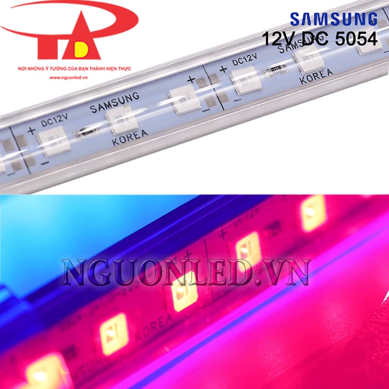 Led thanh nhôm Samsung ánh sáng màu đỏ