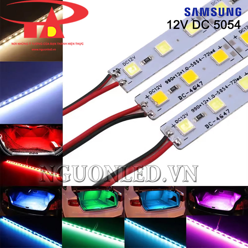 !Đèn led thanh 5054 12V Samsung