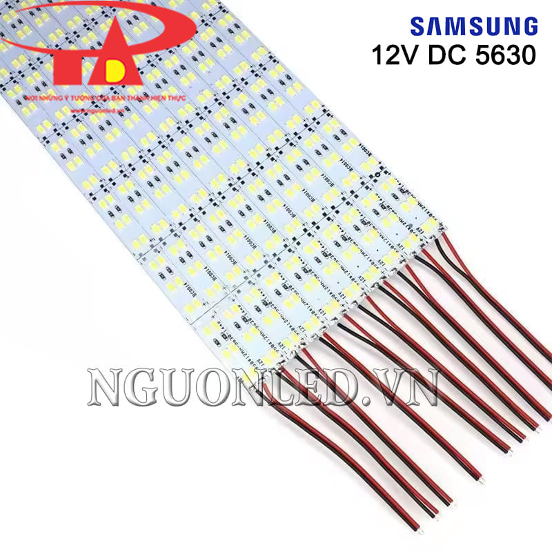 Đèn led thanh nhôm 5630 2 hàng Samsung