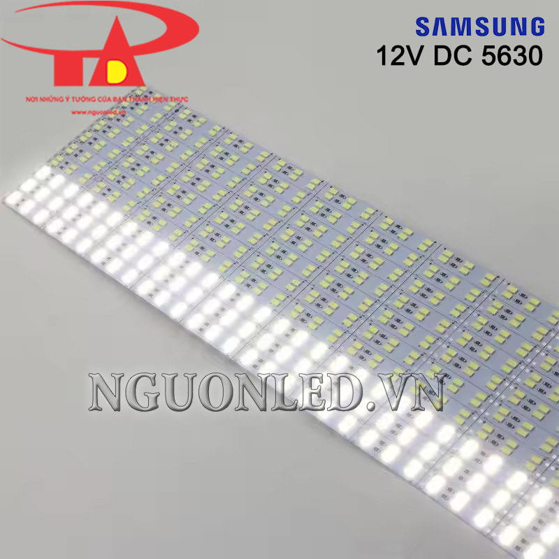 Đèn led thanh nhôm 5630 Samsung ánh sáng trắng