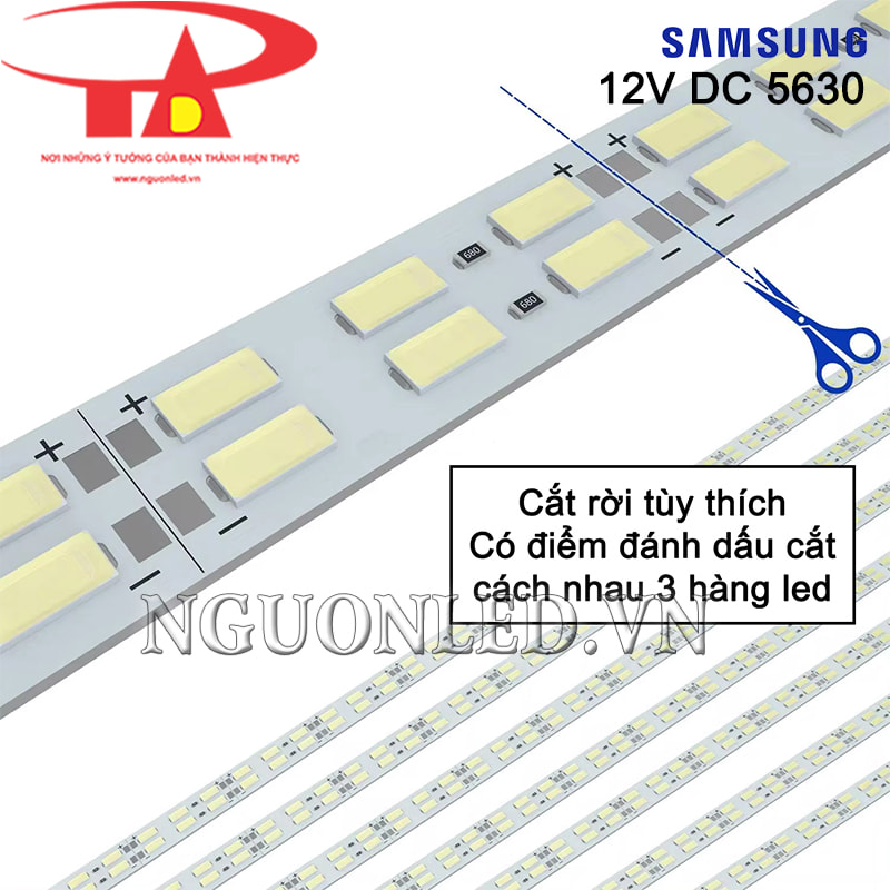 Led thanh nhôm Samsung màu trắng