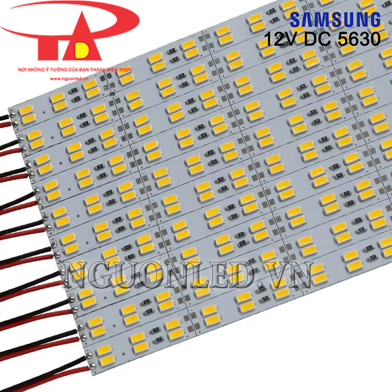 Led thanh nhôm 5630 12V Samsung ánh sáng 3000K