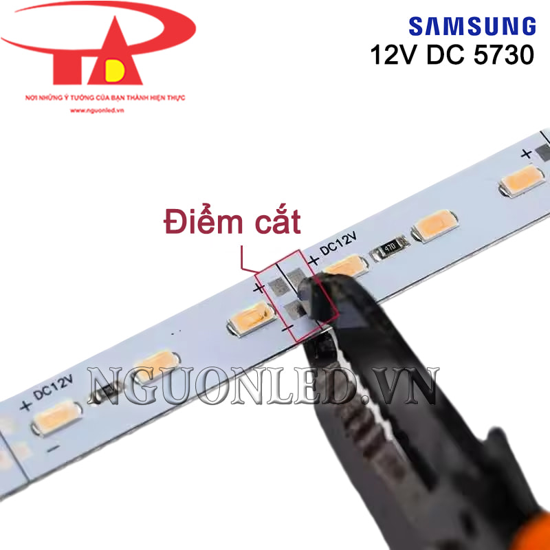 Cách cắt đèn led thanh nhôm