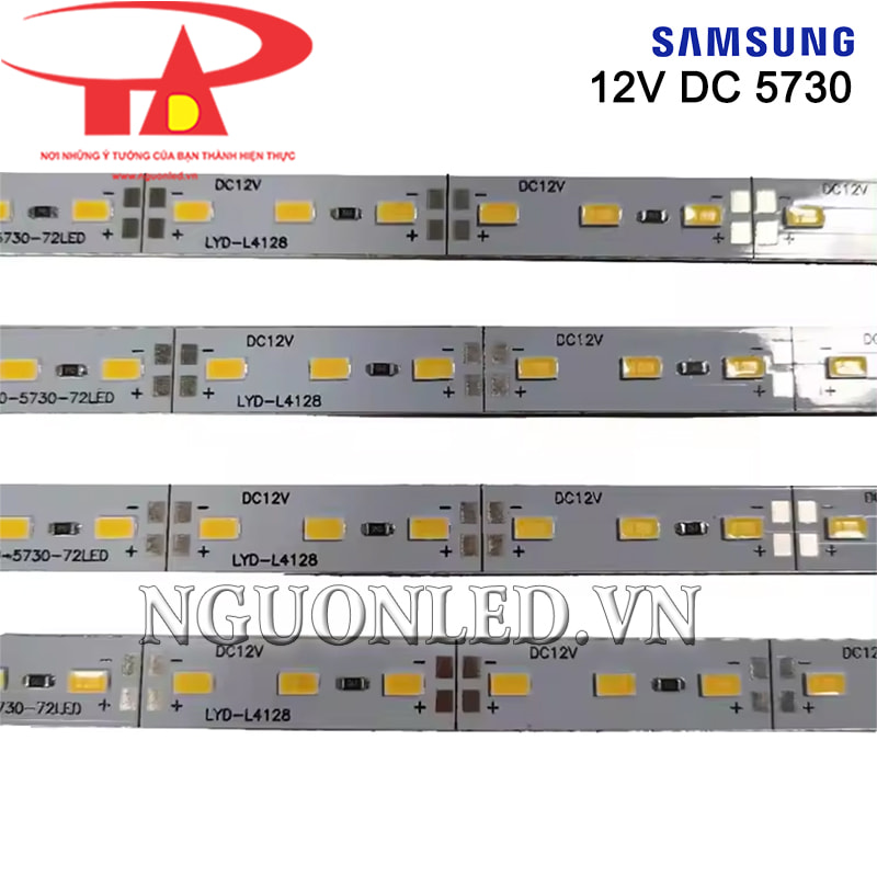 Đèn led thanh 5730 12V Samsung màu cành