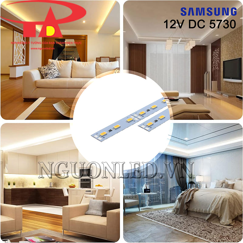 Led thanh 5730 Samsung vàng nắng giá rẻ