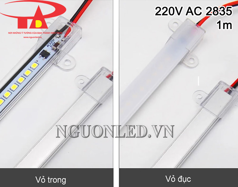 Led thanh nhôm 220V 2835 siêu sáng