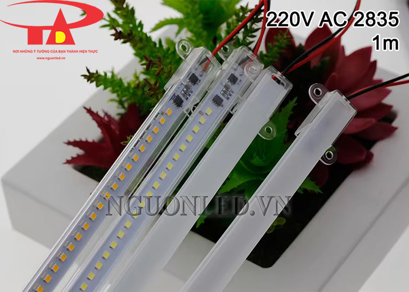 Đèn led thanh 2835 220V ánh sáng vàng