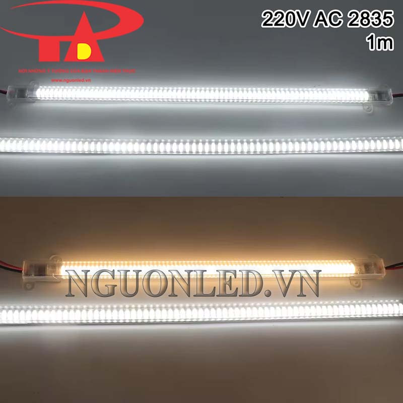 Đèn led thanh nhôm 220V 2835 siêu sáng