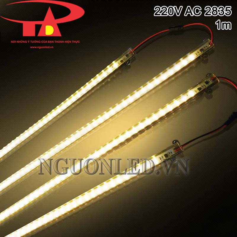 Led thanh nhôm 1m 2835 ánh sáng 3000K