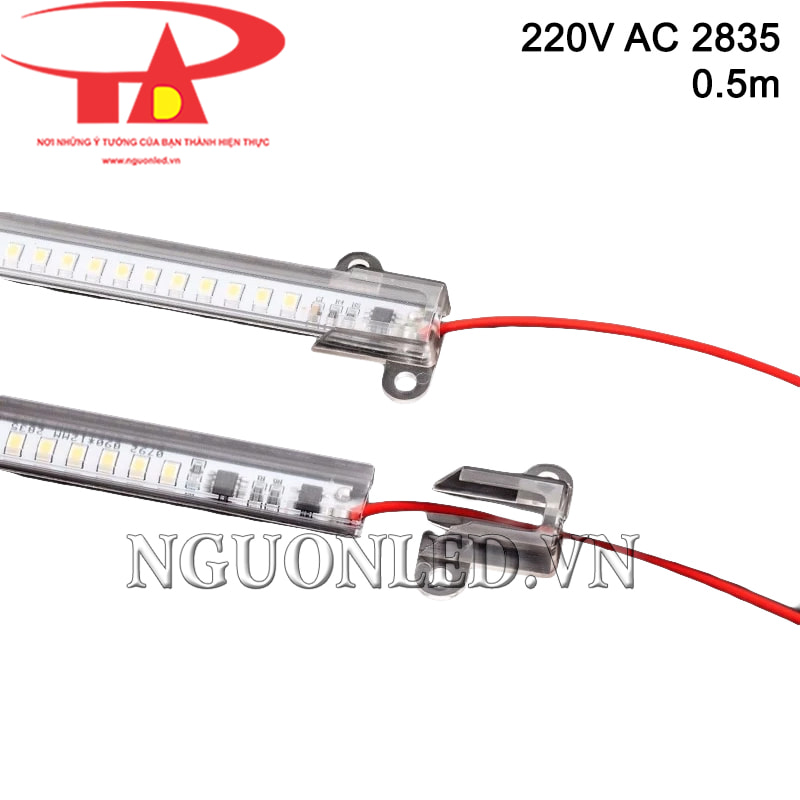 Đèn led thanh nhôm 2835 50cm giá rẻ