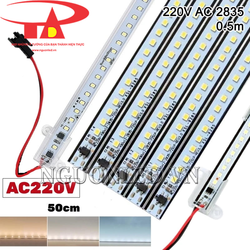 Led thanh nhôm 2835 220V siêu sáng