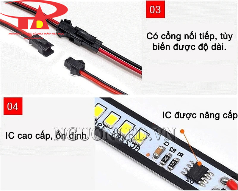 Led thanh nhôm 2835 50cm loại tốt