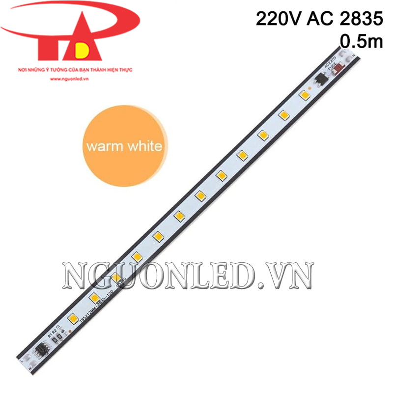 Led thanh nhôm 2835 ánh sáng vàng